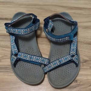 Stylish Kids Sandals in Blue and Gray
